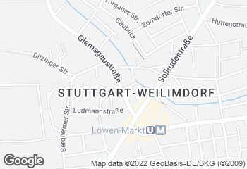 Karte mit Standort von Bäckerei Sauter