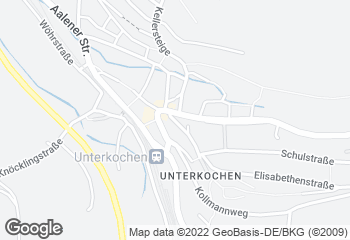 Karte mit Standort von Bäckerei Vorderer Beck