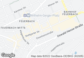 Karte mit Standort von Bäckerei Konditorei Sailer GmbH