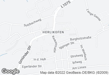 Karte mit Standort von Bäckerei Wendel