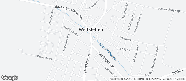 Karte mit Standort von Backhaus Hackner GmbH
