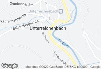 Karte mit Standort von Bäckerei Pfrommer
