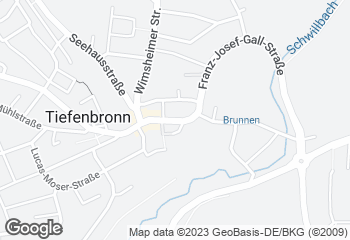 Karte mit Standort von Bäckerei - Confiserie Böss GmbH