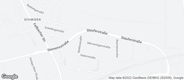 Karte mit Standort von Bäckerei Mildenberger - Fellbach im Kaufland
