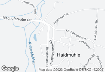 Karte mit Standort von Bäckerei Landshuter