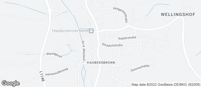 Karte mit Standort von Bäckerei-Conditorei Wiedmaier GmbH