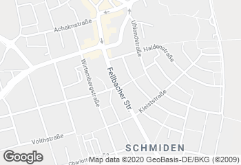 Karte mit Standort von "der obere beck" - Schmidener Brezelkörble