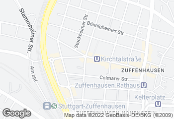 Karte mit Standort von Bäckerei Frech