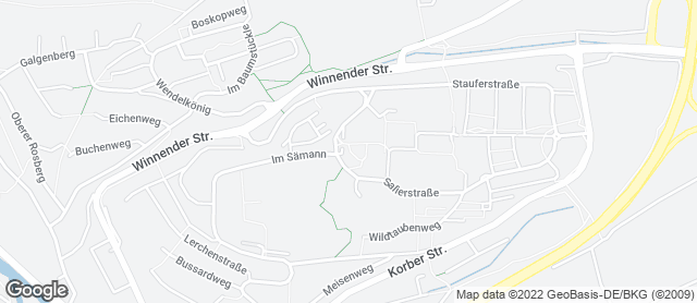 Karte mit Standort von Bäckerei Maurer GmbH