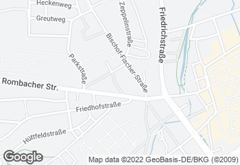 Karte mit Standort von Bäckerei Eymann