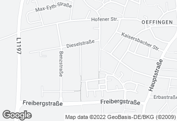 Karte mit Standort von Bäckerei Maurer GmbH Rewe