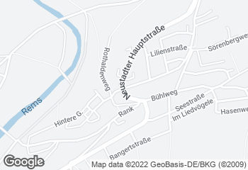 Karte mit Standort von Bäckerei Maurer GmbH