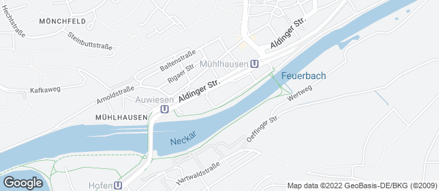 Karte mit Standort von Bäckerei Konditorei Sailer GmbH - im Kaufland Mühlhausen
