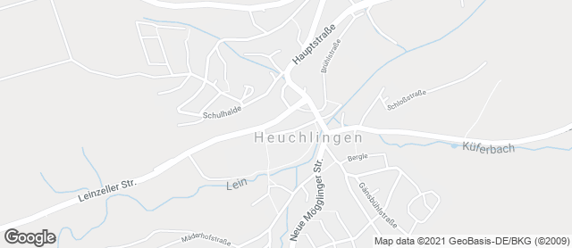 Karte mit Standort von Bäckerei Klingenmaier