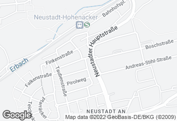 Karte mit Standort von Bäckerei-Konditorei-Kaffee Emil Reimann GmbH