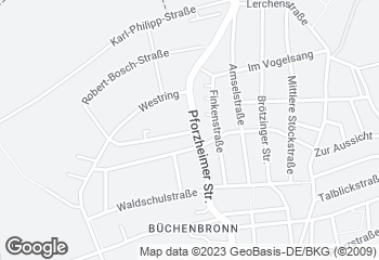 Karte mit Standort von Bäckerei Wiskandt