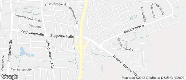 Karte mit Standort von Bäckerei Trölsch - Kornwestheim