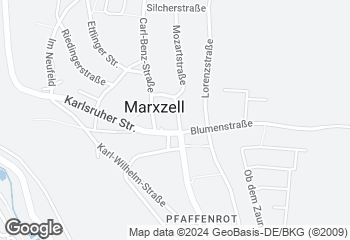 Karte mit Standort von Bäckerei Benz