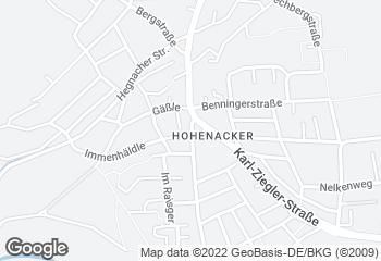 Karte mit Standort von Bäckerei Maurer GmbH