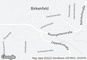 Karte mit Standort von Bäckerei Augenstein; Inh. Silvia Vettee