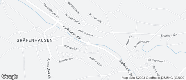 Karte mit Standort von Bäckerei Nussbaumer - Filiale Gräfenhausen