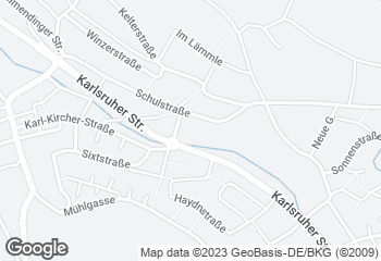 Karte mit Standort von Bäckerei Nussbaumer - Filiale Gräfenhausen