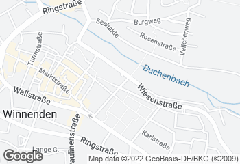 Karte mit Standort von Bäckerei Schulze