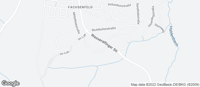 Karte mit Standort von Bäckerei Gnaier GmbH