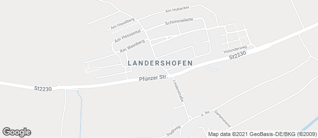 Karte mit Standort von Bäckerei Pröll