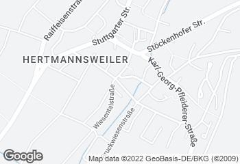 Karte mit Standort von Bäckerei Maurer GmbH