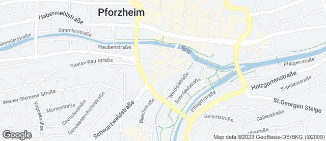 Karte mit Standort von Bäckerei Wiskandt