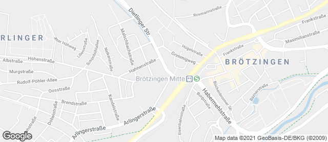 Karte mit Standort von Bäckerei Hägel