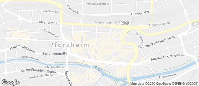 Karte mit Standort von Bäckerei Böss Bahnhofstraße