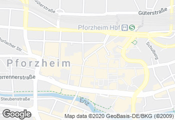 Karte mit Standort von Bäckerei Böss Bahnhofstraße