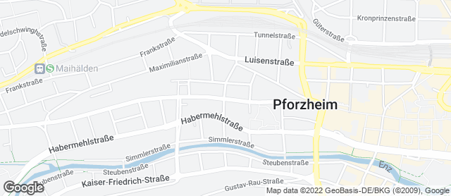 Karte mit Standort von Bäckerei Pfrommer