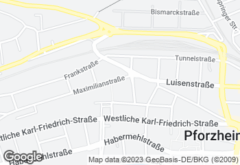 Karte mit Standort von Bäckerei Steiner