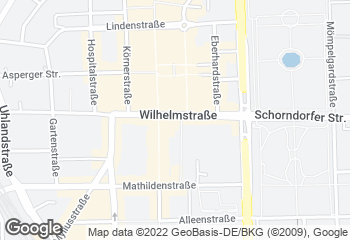 Karte mit Standort von Bäckerei & Konditorei Lutz