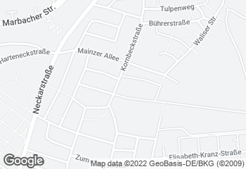 Karte mit Standort von Bäckerei Anders