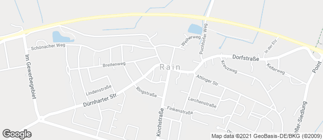 Karte mit Standort von Bäckerei Ettl Gmbh
