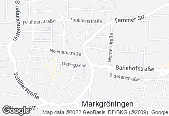 Karte mit Standort von KATZ - der Bäcker GmbH