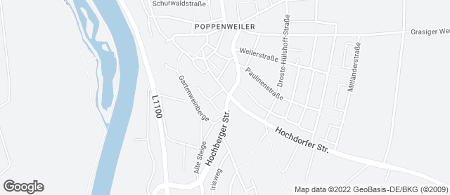 Karte mit Standort von "der obere beck" Poppenweiler Hochberger Straße