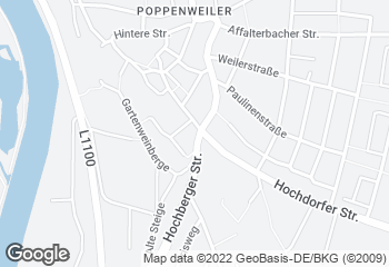 Karte mit Standort von "der obere beck" Poppenweiler Hochberger Straße