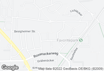 Karte mit Standort von "der obere beck" - Eglosheim