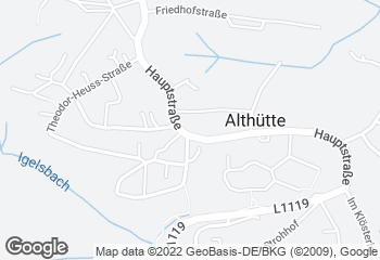 Karte mit Standort von Bäckerei-Konditorei Bauer