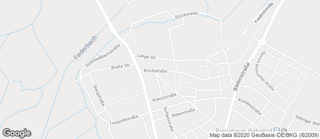 Karte mit Standort von Bäckerei Westermann