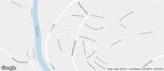 Karte mit Standort von Bäckerei & Konditorei Lutz