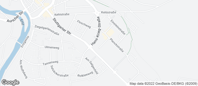 Karte mit Standort von KATZ - der Bäcker GmbH