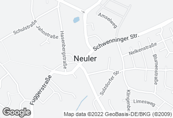 Karte mit Standort von Bäckerei Munz
