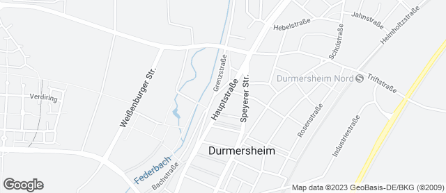 Karte mit Standort von Badische Backstub' F. u. E.Weber GmbH
