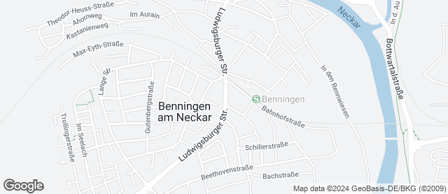 Karte mit Standort von Bäckerei Hofmann